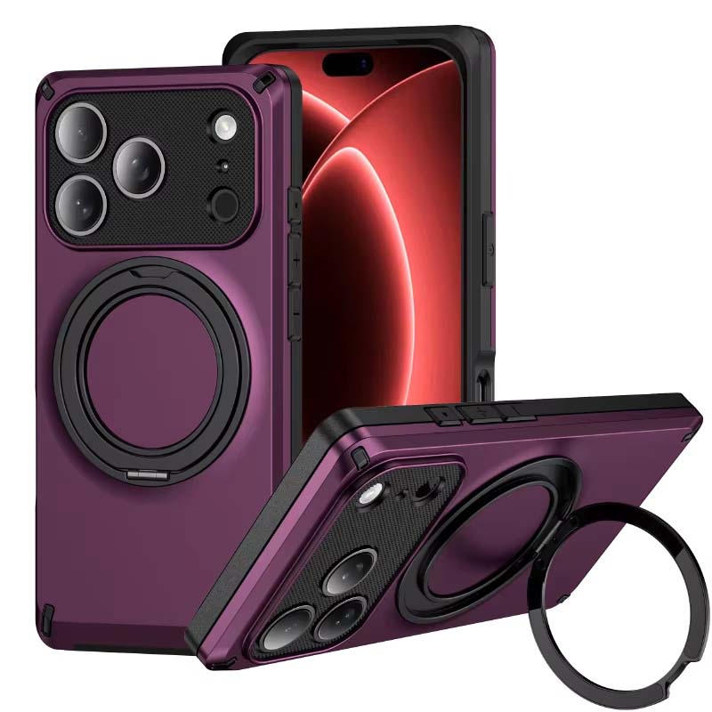Phone Accessories And Cases - Luxury 360 ° Rotating Stand Hard
