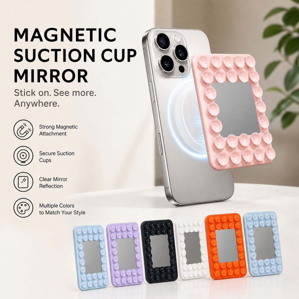 Phone Accessories - Magnetic Suction Cup Phone Holder with