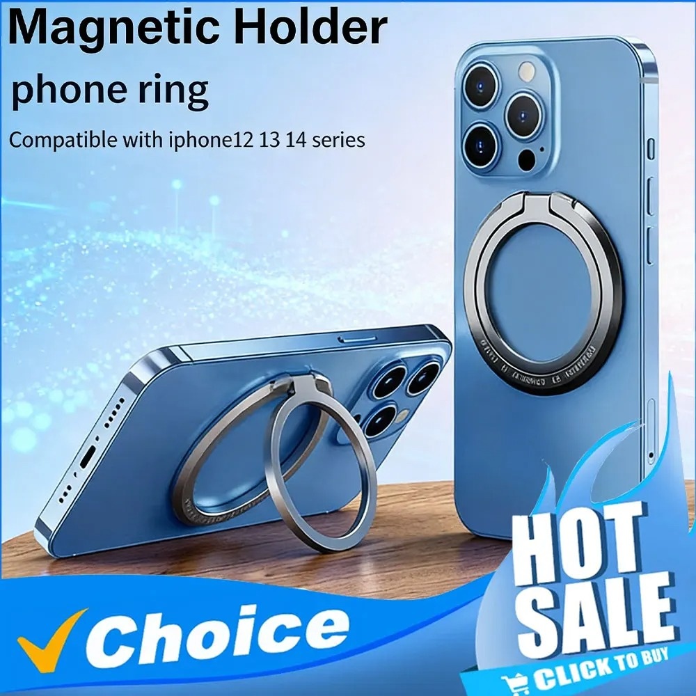 Phone Accessories Vendor - Magnetic Phone Ring Holder Removable Finger