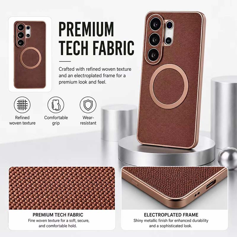 Phone Accessories And Cases - New Luxury Woven Texture Hard PC