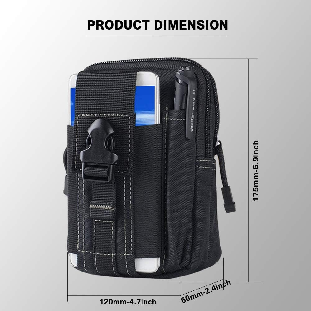 Tactical Molle Belt Pouch Mili - Phone Accessories recension och pris