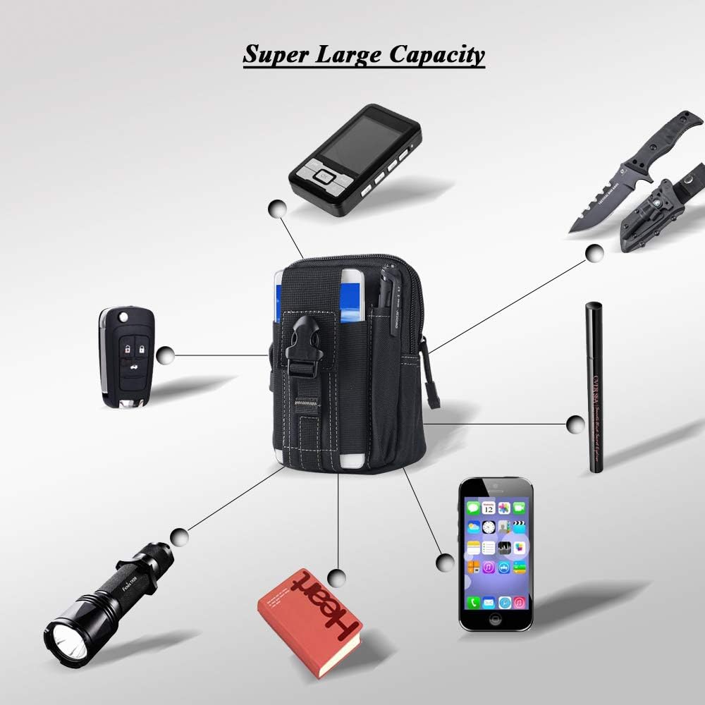 Tactical Molle Belt Pouch Mili - Phone Accessories recension och pris