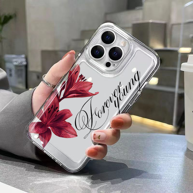 Burgundy Lily English Letter P - Xo Phone Accessories recension och pris