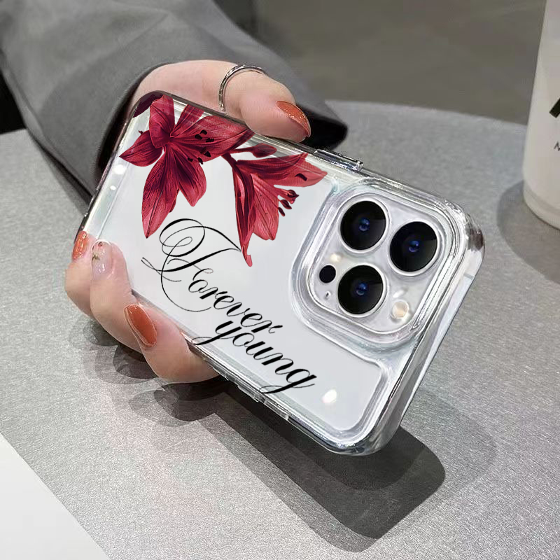 Burgundy Lily English Letter P - Xo Phone Accessories recension och pris