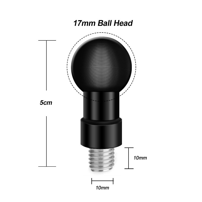 Aluminum 17mm Ball Head Adapte - Phone Accessories Video recension och pris