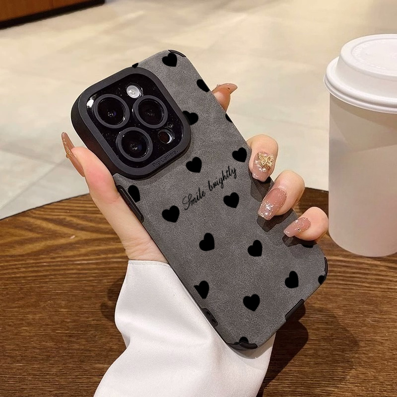 New Luxury Black Love Heart Ph - Xo Phone Accessories recension och pris