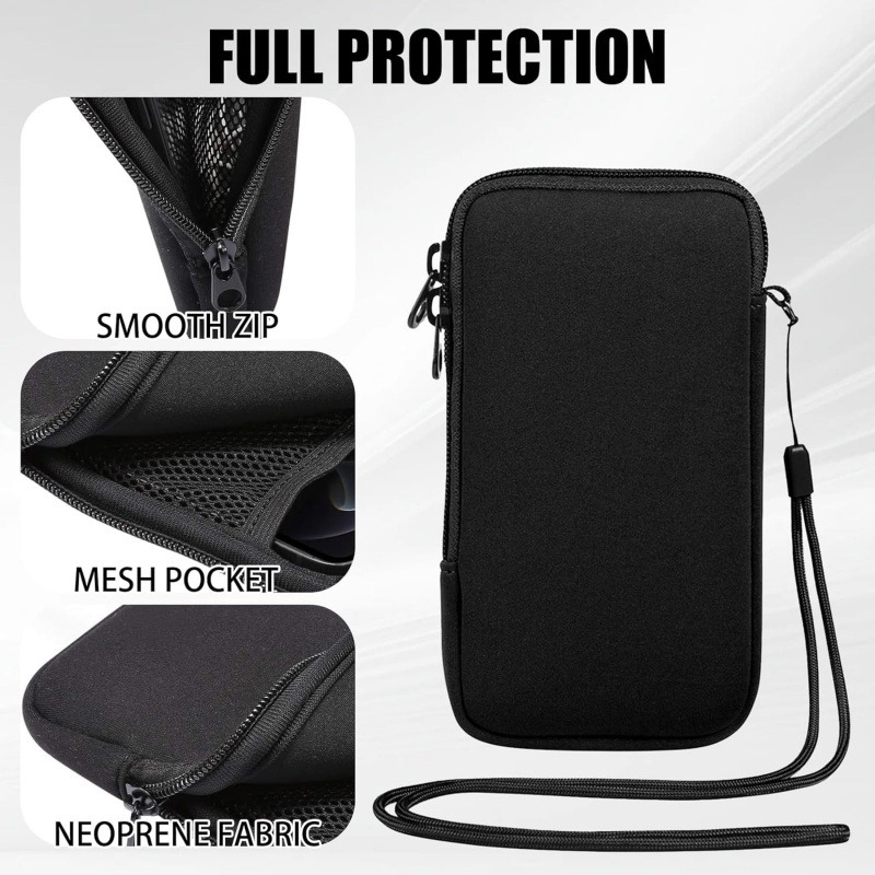 Neoprene Phone Pouch With Lany - Waterproof Phone Bag recension och pris