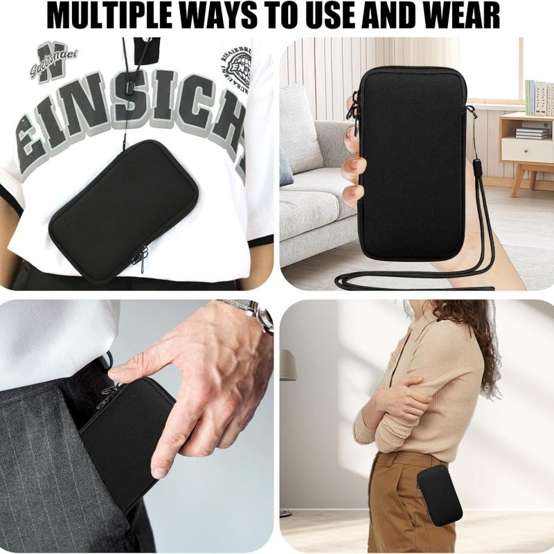 Neoprene Phone Pouch With Lany - Waterproof Phone Bag recension och pris