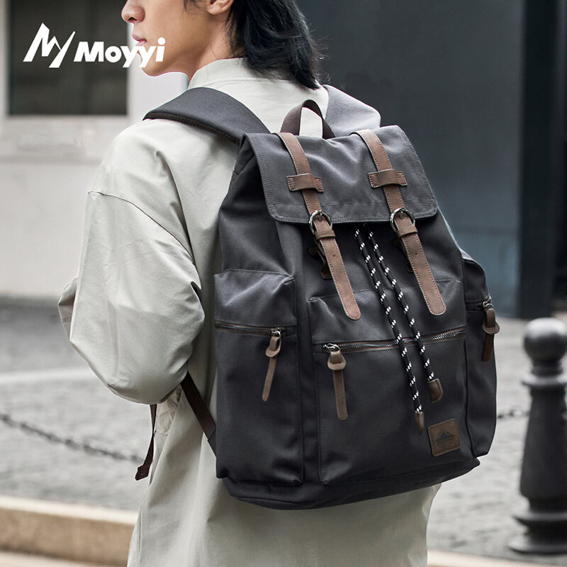 MOYYI 27L Large Flap Backpack  - Waterproof Phone Bag recension och pris