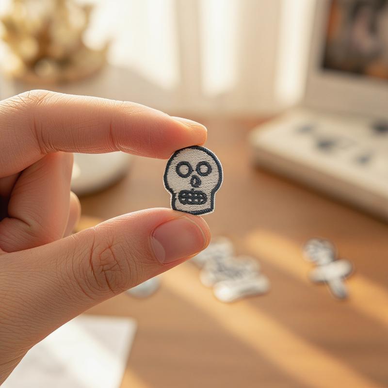 1Set Heart Cat Skull Birds Emb - Phone Accessories recension och pris