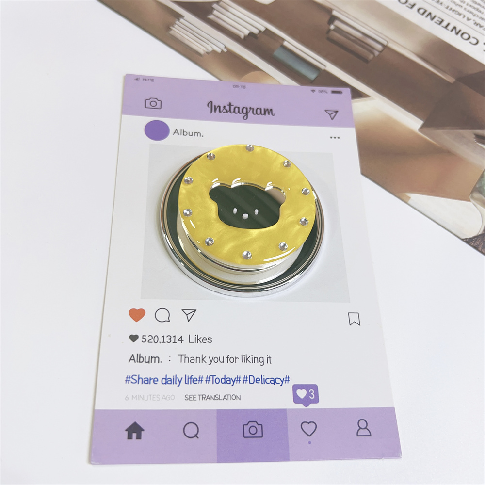 Bear Mirror Magnetic Mobile Ph - Phone Accessories Vendor recension och pris
